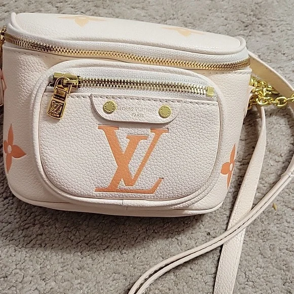 Fashion  Crossbody Bag in Cream and Orange - Picture 10 of 10